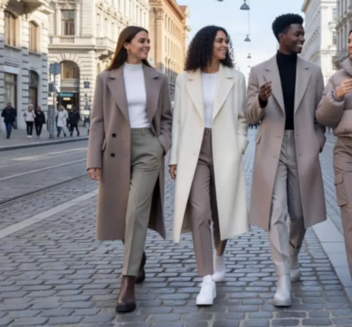 Szezonális magyar utcai divat – modern női outfit több évszak inspirációjával
